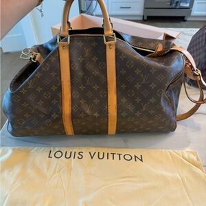 100% Authentic Louis Vuitton size 55 Keepall